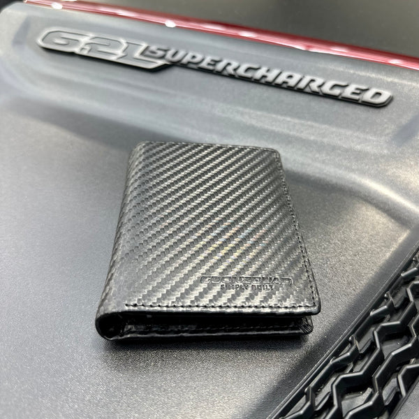 Aluminum Leather Carbon Fiber Wallet