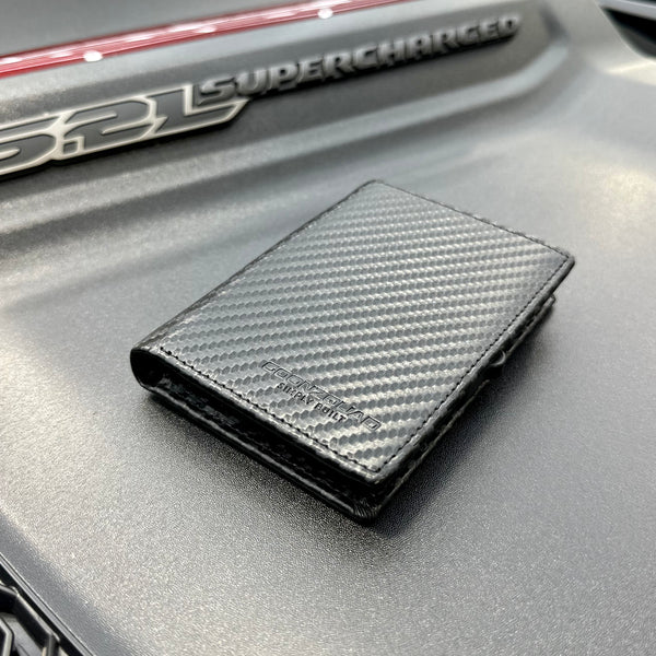 Aluminum Leather Carbon Fiber Wallet