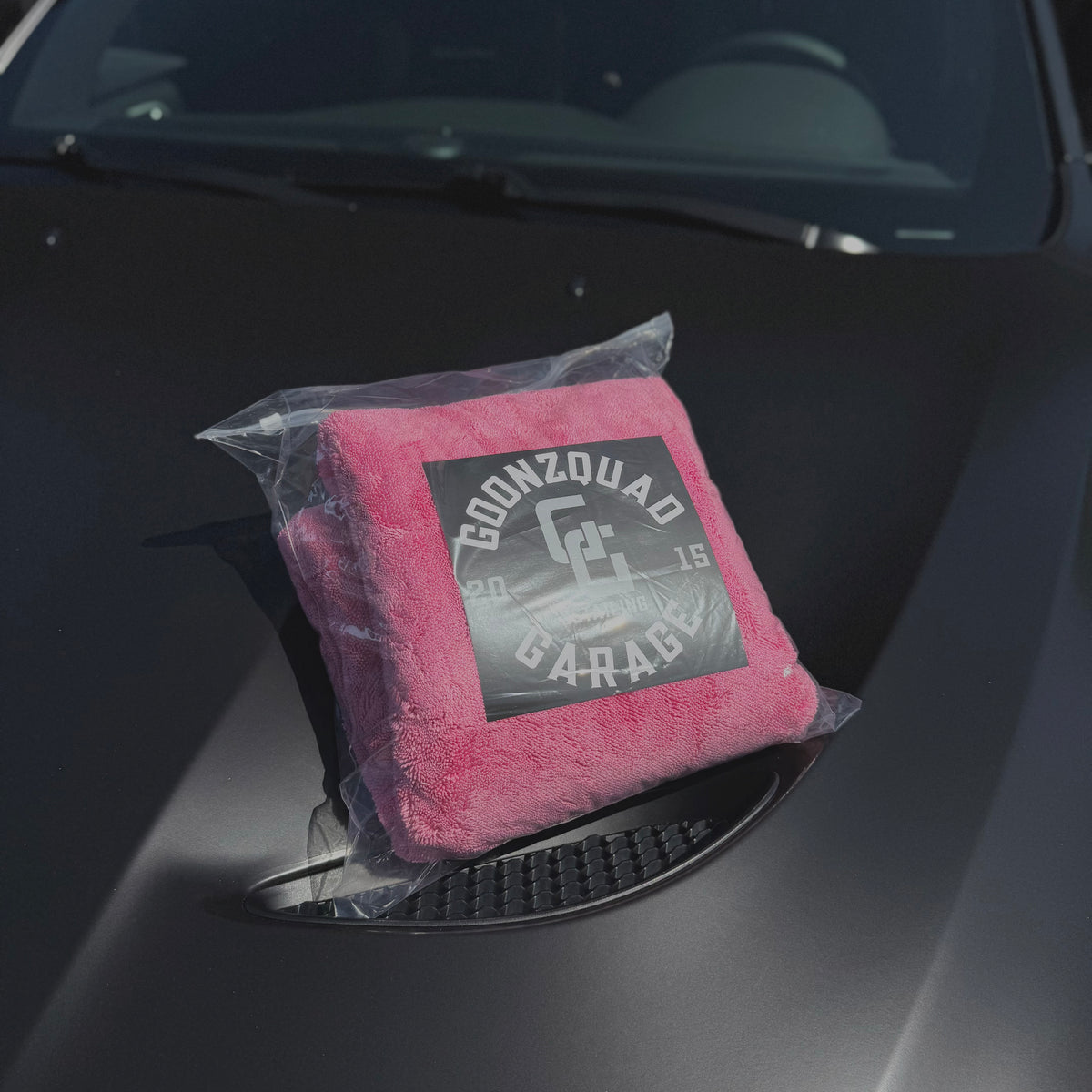 Pink Oversized Twisted Microfiber Towel