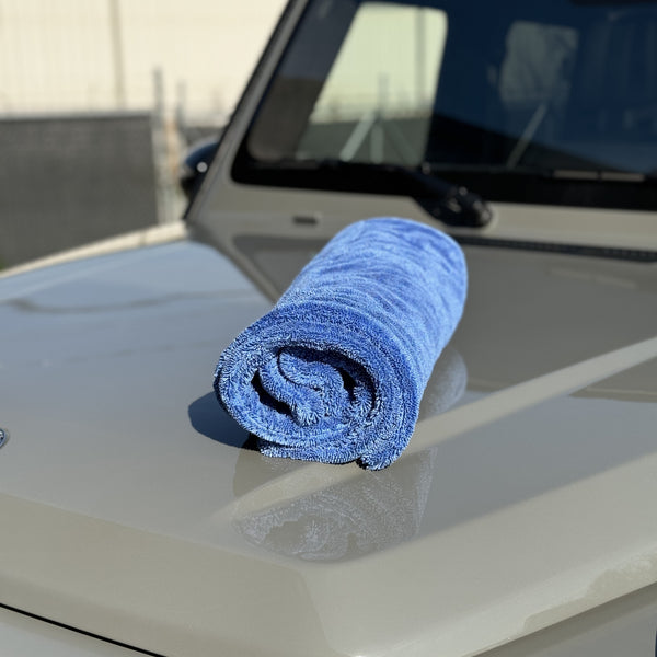 Blue Oversized Microfiber Towels