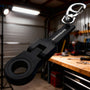 Black 10 MM Ratcheting Wrench Keychain