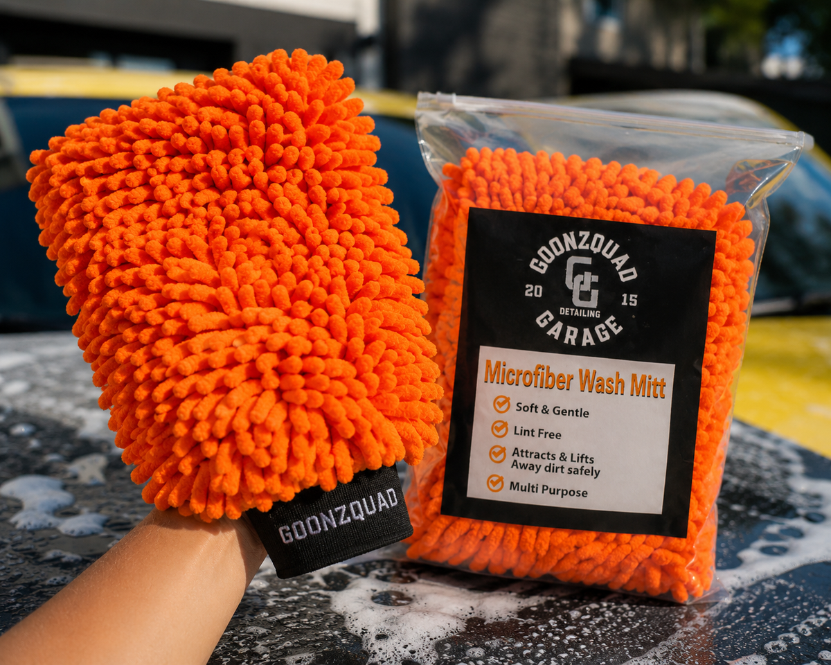 Microfiber Washing Glove Orange