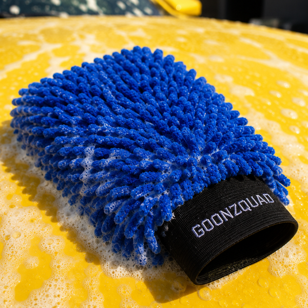 Microfiber Washing Glove Blue