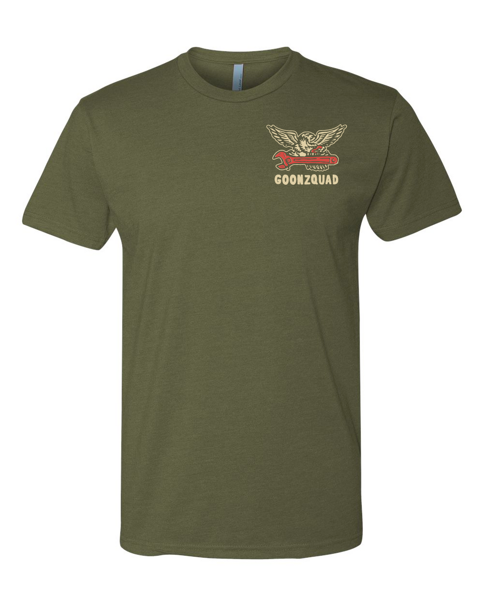 Army Green Eagle Wrench Tee