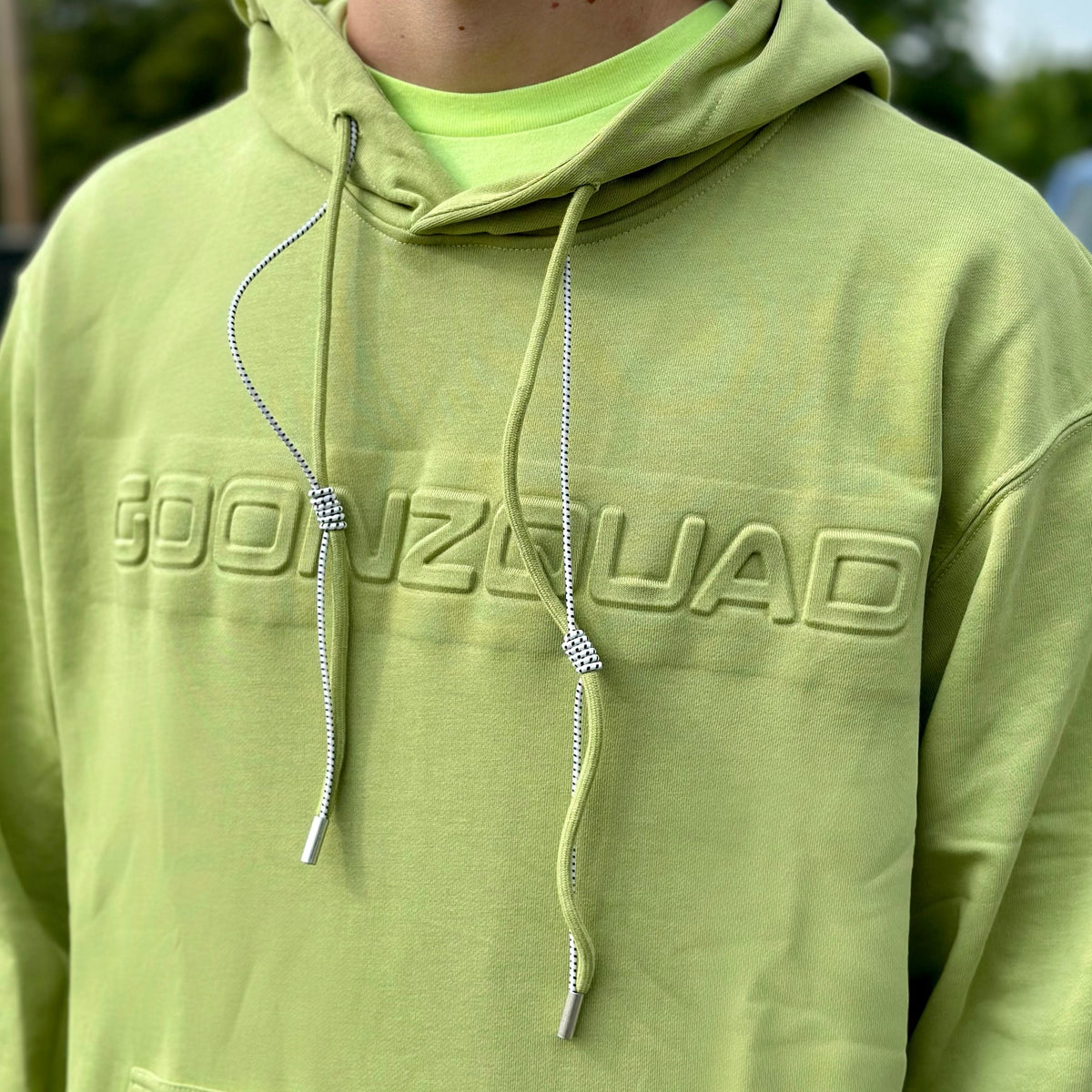Green Embossed Goonzquad Hoodie - Limited
