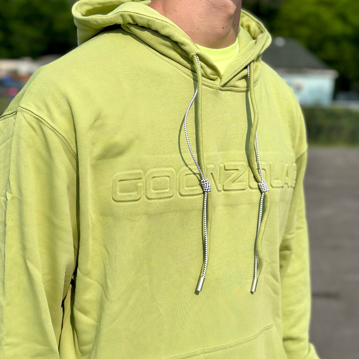 Green Embossed Goonzquad Hoodie - Limited