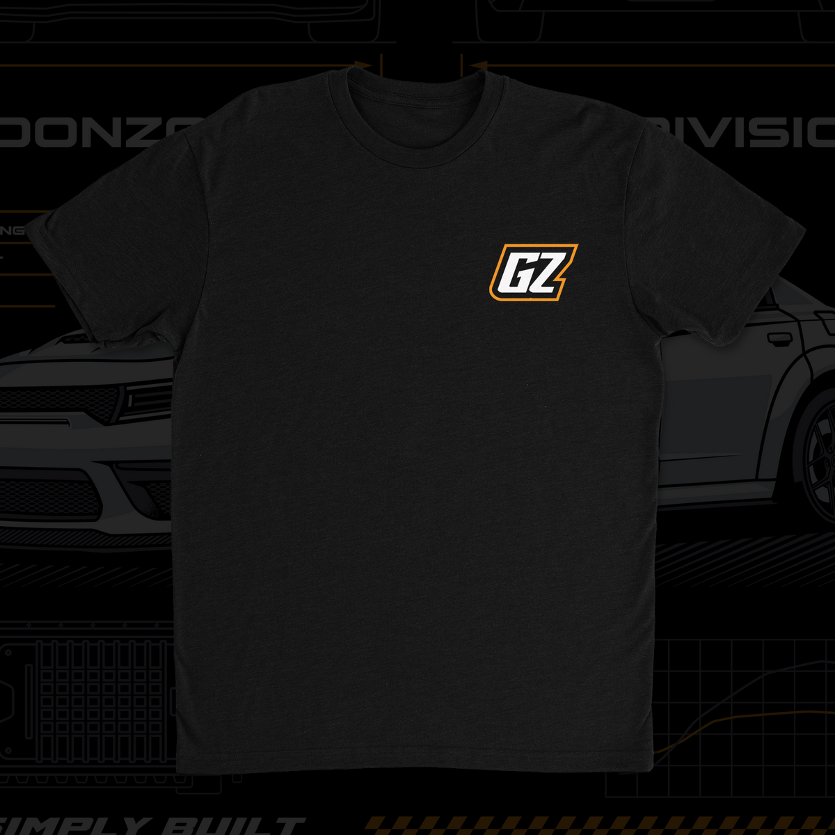 Charger Blueprint Tee