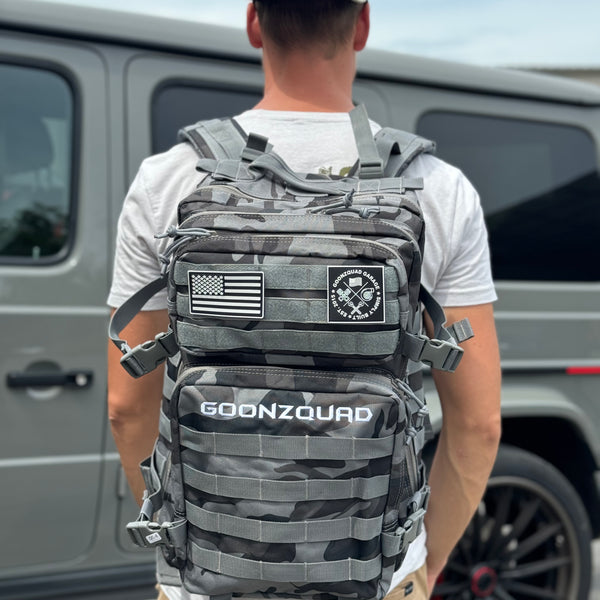 Gray Camo Backpack