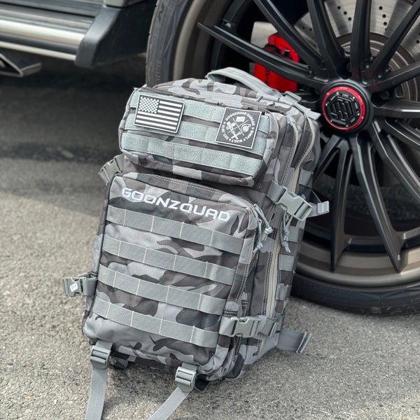 Gray Camo Backpack