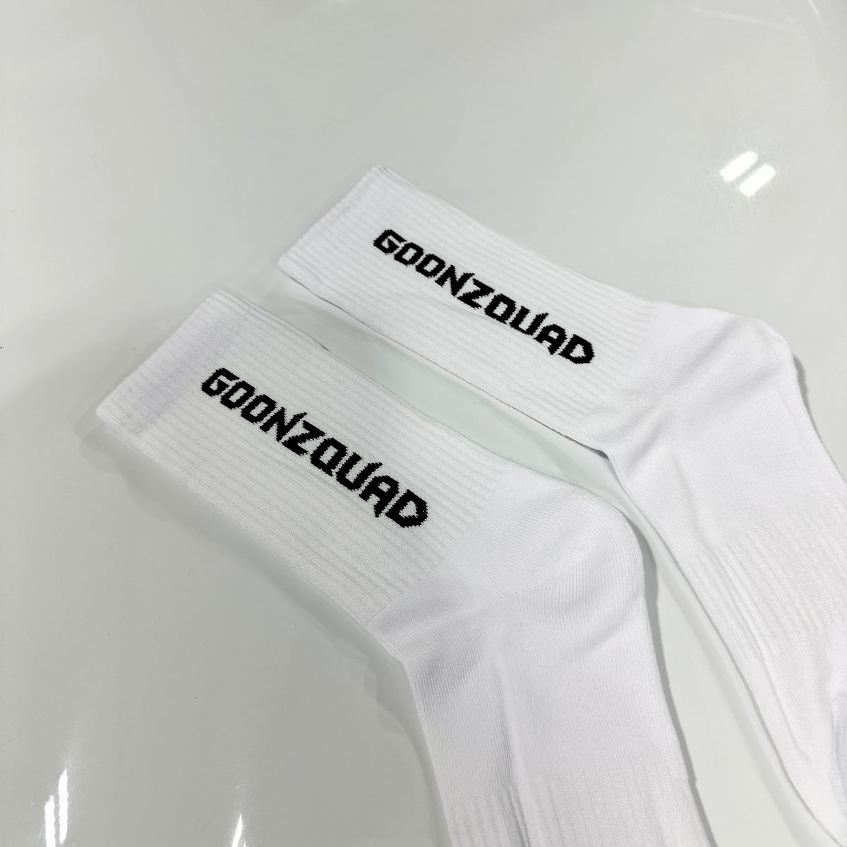 White Goonzquad Socks