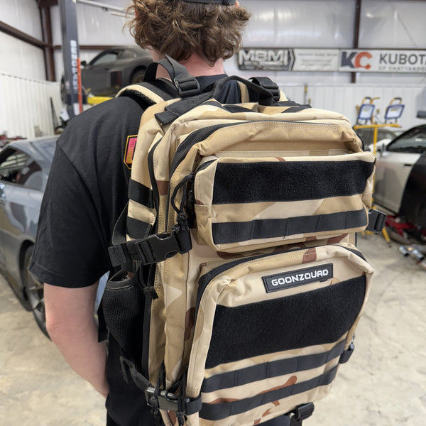 Khaki Camo Backpack