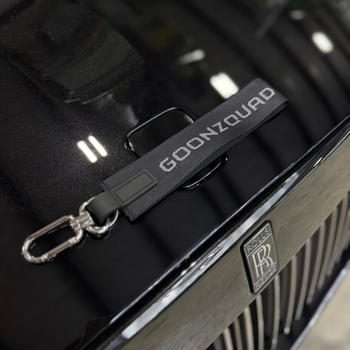 Black Jumbo Key Tag