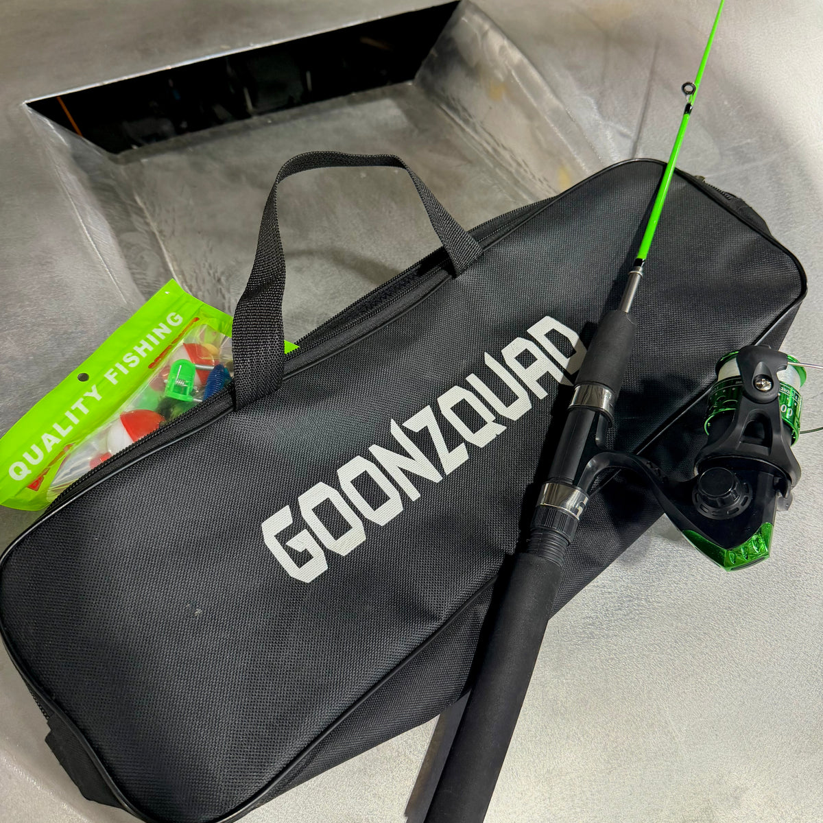 Mini Green Fishing Pole