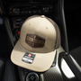 Goonzquad Leather Patch Trucker Hat – Coffee/Khaki