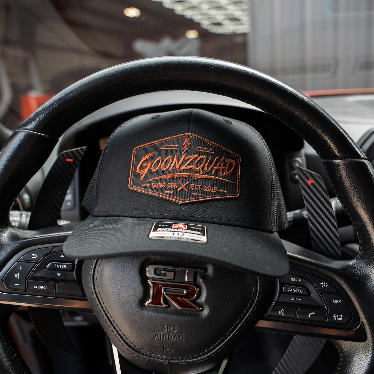 Goonzquad Copper Stitch Trucker Hat – Black