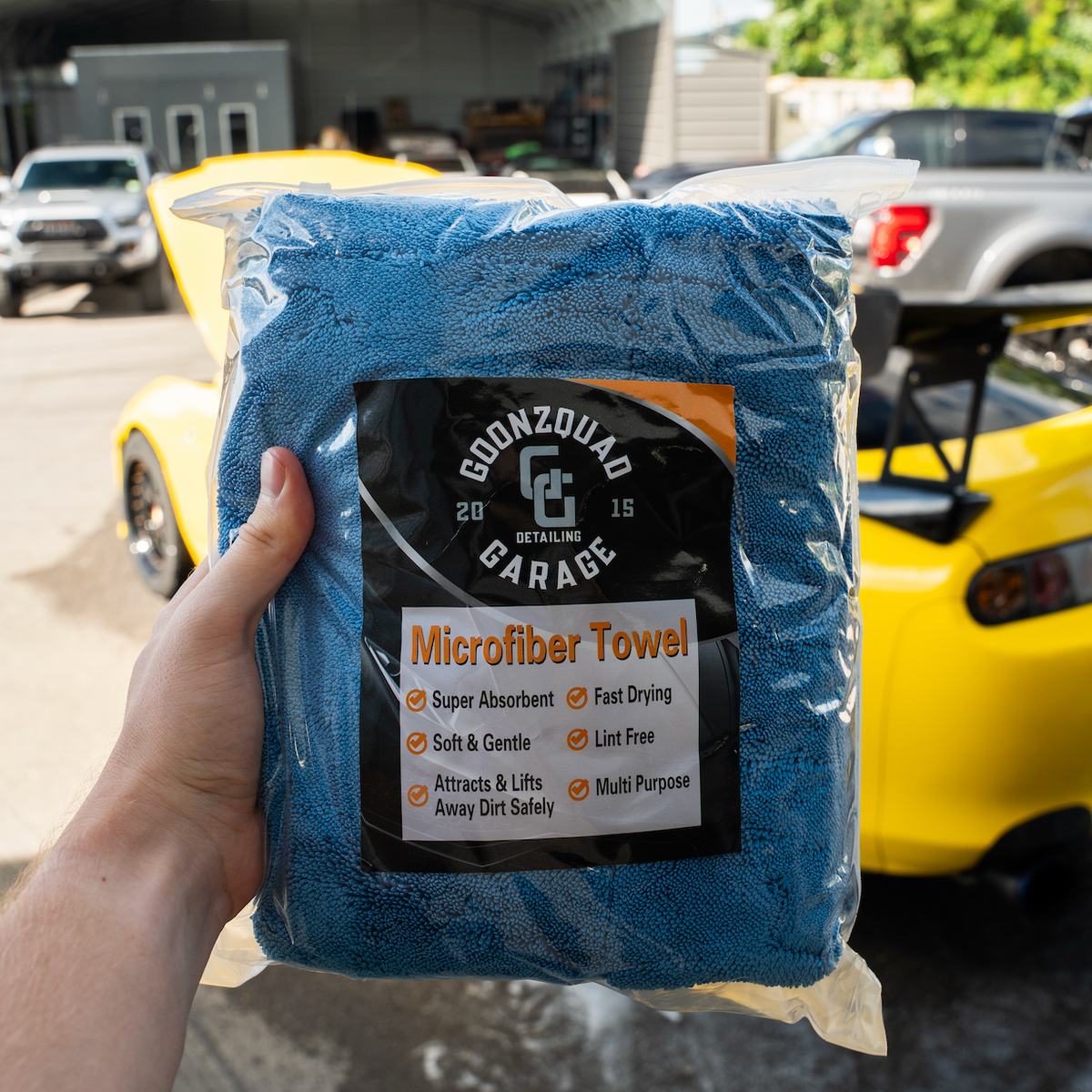 Dark Blue Oversized Microfiber Towel