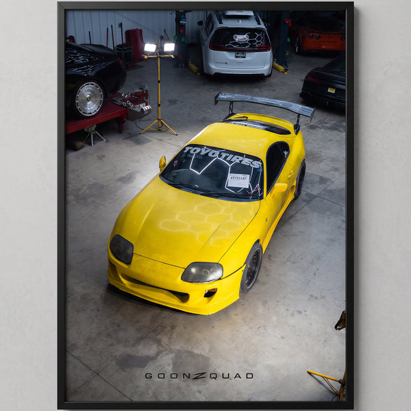 Abandoned MK4 Supra Poster